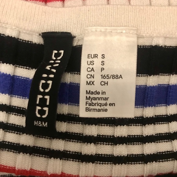 H&M Ribbed Striped Tank Top - Picture 5 of 5